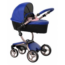 Rose Gold - Детская коляска Mima Xari 3G Royal Blue 2в1